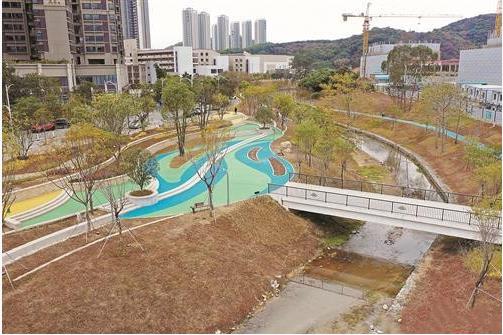 廣州：雨水花園＋親水平臺＋濕地公園一次實現